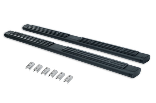 Big Country 396201870 - Truck Accessories  - 6" WIDESIDER Platinum Side Bars With Mounting Bracket Kit - Textured Black