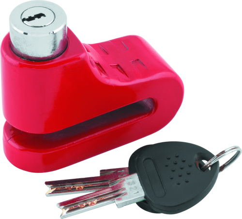 BikeMaster 132246 - Bully Lock Disc Lock 5.5mm - Red