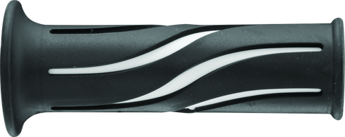 BikeMaster 105937 - 7/8in Wave Grips - Black/White