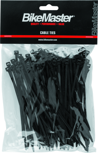 BikeMaster 151673 - 5.5in Cable Ties (Pack of 100) - Black