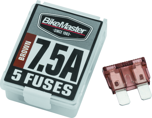 BikeMaster 152430 - 5Piece 7.5A Replacement Fuse