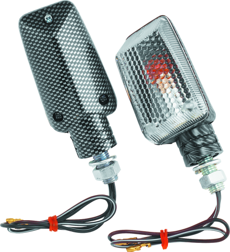 BikeMaster 268041 - Universal Ministalk Marker Light Carbon/Clear