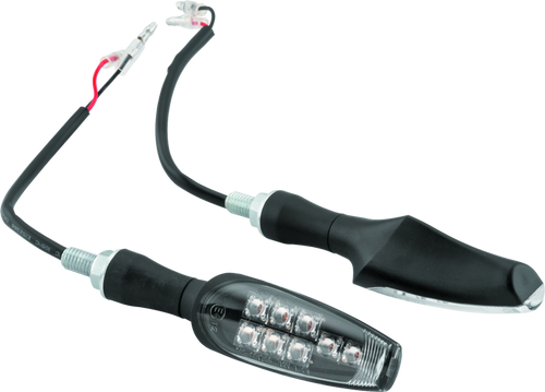 BikeMaster 266265 - 8 Led Turn Signals Pair - Black