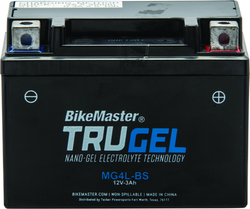 BikeMaster 780531 - TruGel Battery - MG4L-BS
