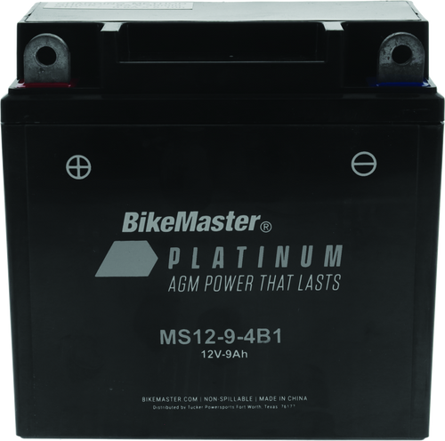 BikeMaster 780743 - AGM Battery - MS12-9-4B1