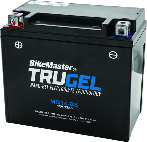 BikeMaster 780513 - TruGel Battery - MG14-BS
