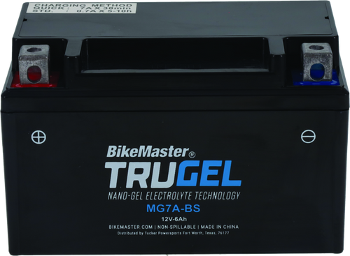 BikeMaster 780538 - TruGel Battery - MG7A-BS