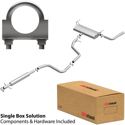 BRExhaust 106-0259 - Direct-Fit Replacement Exhaust System