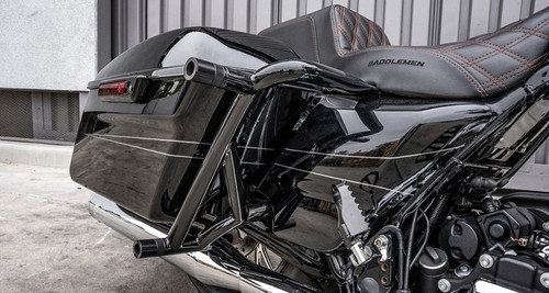 Burly Brand SA-3013-002 - 14-Up Touring Brawler Kit Rear - Black
