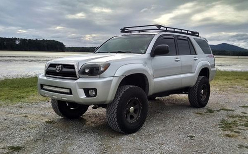 Cali Raised LED CR2508 - 03-09 4Runner 32 Inch Lower Bumper Flush LED Light Bar Mount Kit Kit 5D Optic 32 inch OSRAM LED Bar Combo Beam No Switch
