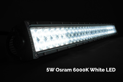 Cali Raised LED CR2314 - 42 Inch Dual Row Straight 5D Optic OSRAM LED Bar Combo