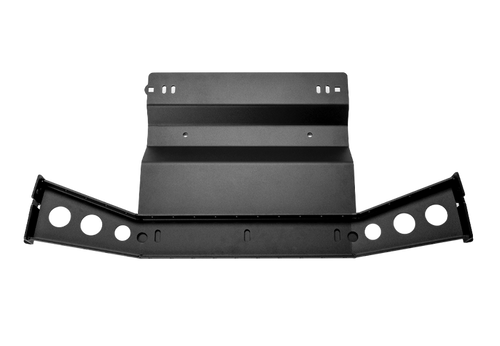 Cali Raised LED CR3669 - 2005-2015 Toyota Tacoma Transfer Case Skid Plate - Aluminum Powercoat Black