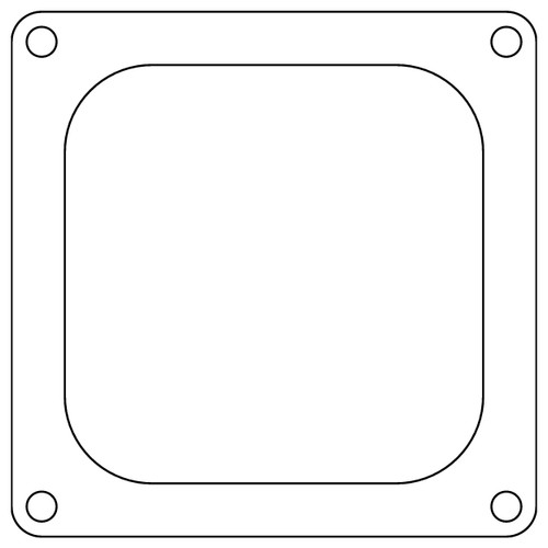 Cometic C15238FC - Holley 4500 Dominator .060in Fiber Carburetor Gasket - 4.775in x 4.775in - Open Plenum