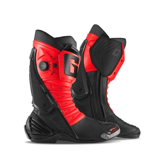 Gaerne 2460-025-7 - GP1 LS Boot Black/Fluorescent Red Size - 7