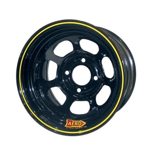 Aero Race Wheels 36-174520 - Wheel 13x7 2in 4.50in BC Black w/Bead Humps