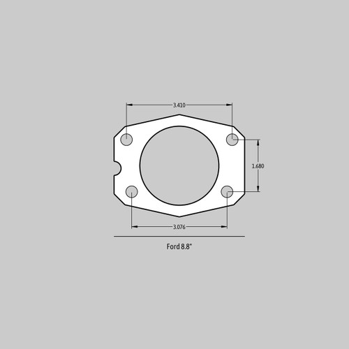 Baer Brakes 4262257HO - SS4+ Brake System Rear