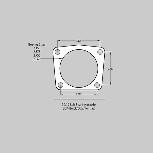 Baer Brakes 4302266GB - Pro+ Brake System Rear