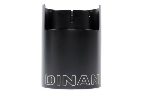 Dinan D663-0644-BOX - Double-Walled 4.5" Clamp-On Exhaust Tip (Black Ceramic)