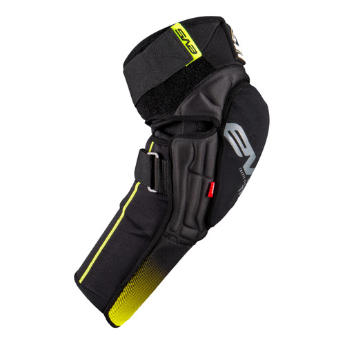 EVS TP199K-BKHV-L/XL - TP199 Knee/Shin Guard Pair Black/Hi Viz - Large/XL