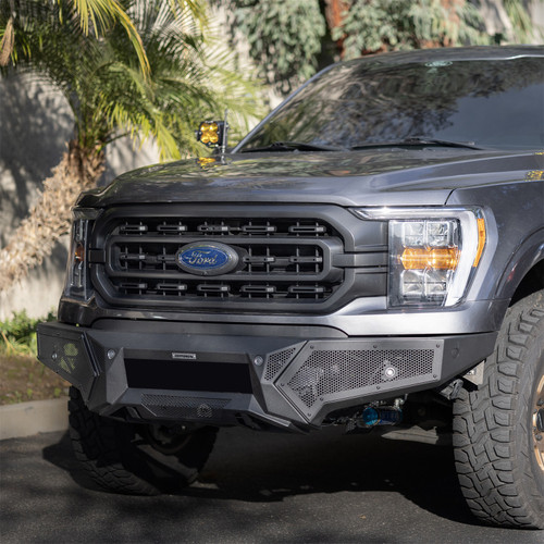 Go Rhino 34398T -  Element Front Bumper with Fixed Light Bar Mount - Textured Black