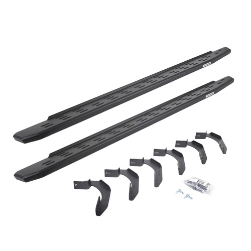 Go Rhino 69634680PC -  RB30 Running Boards with Mounting Bracket Kit - Textured Black
