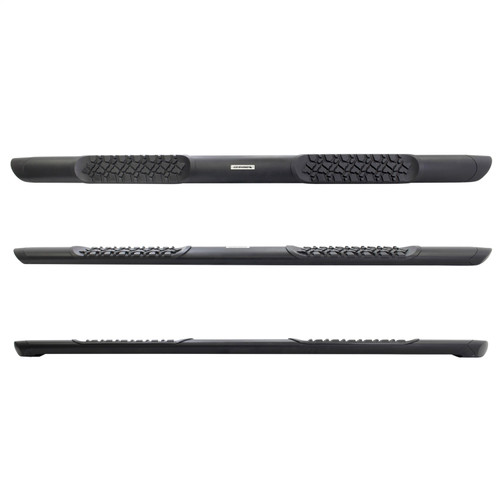 Go Rhino V3434680T -  V3 Series Aluminum Side Steps with Mounting Brackets - Textured Black
