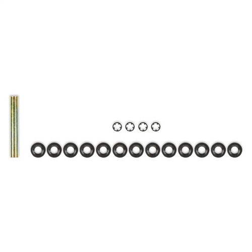 Holley 04-454 - Bumper Impact Strip; Front; Black/Chrome;