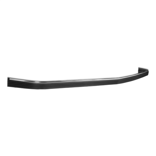 Holley 04-454 - Bumper Impact Strip; Front; Black/Chrome;