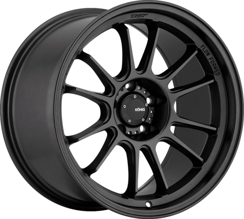 Konig HG28514205 - Hypergram 18x12 5x114.3 ET20 Matte Black Wheel
