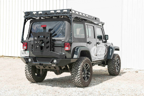 LoD Offroad JBC0741 - JK Destroyer Full Width  Rear Bumper w/ Tire Carrier