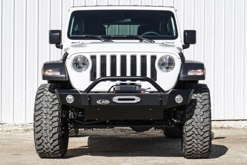 LoD Offroad JFB1843 - JL/JT Signature Series Mid Width Front Bumper w/ Bull Bar