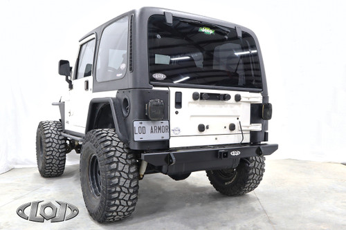 LoD Offroad JRB9621 - TJ/LJ/YJ Expedition Rear Bumper - Only