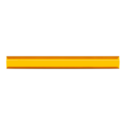 Mishimoto BNLT-COV-SS20YL - Borne Off-Road Light Bar Cover, Single Row 20 In., Amber