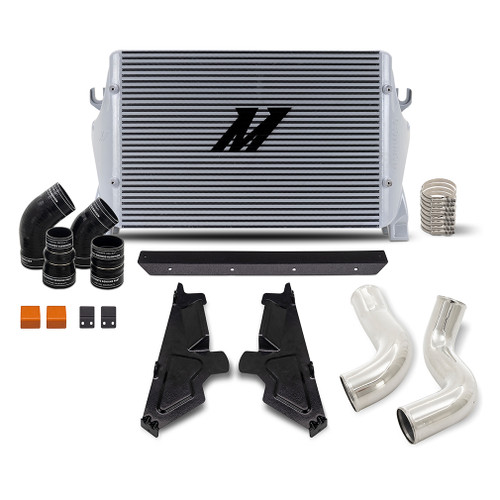 Mishimoto MMINT-RAM-19KSLP - 2019+ Dodge Ram 6.7L Cummins Intercooler Kit / SL Cooler - P Pipes