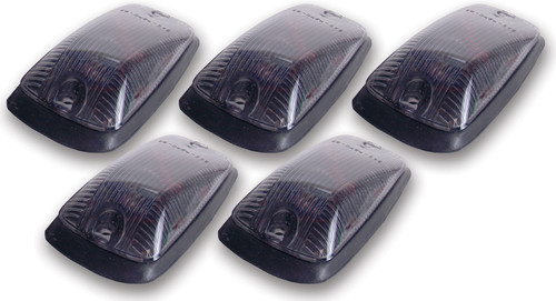 Pacer Performance 20-221S - LED Smoke Hi-5 Cab Roof Light Kit, 88-02 GM Style