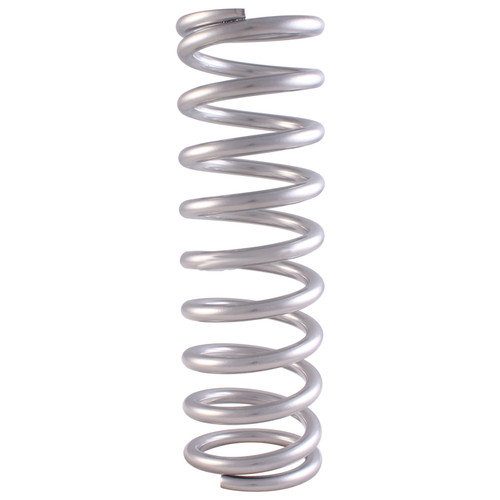 QA1 8S160 - 1-7/8in ID Spring - 8in Length x 160lbs/in - Silver Powder Coated
