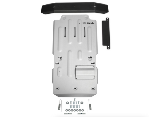 Rival 2333.9543.1.6 - Aluminum Trans And Transfer Case Skid Plate Toyota 4Runner 2013-2023 / Lexus GX