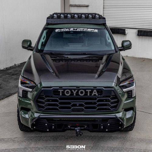 Seibon HD23TYTU-OE - 22-23 Toyota Tundra OE Style Carbon Fiber Hood