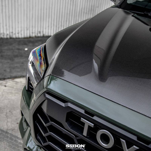 Seibon HD23TYTU-OE - 22-23 Toyota Tundra OE Style Carbon Fiber Hood