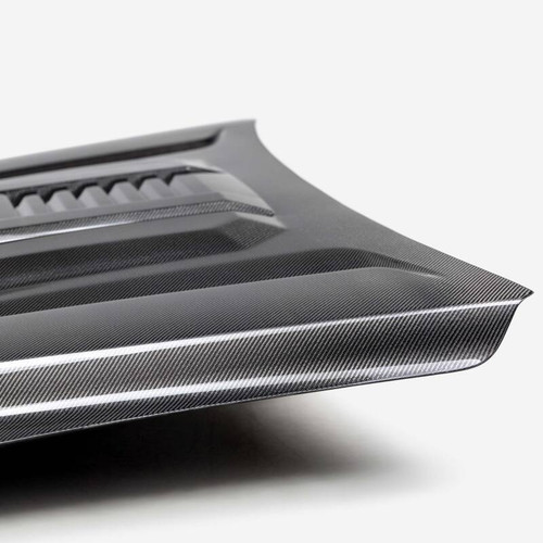 Seibon HD24TYTA-TR - 2024+ Toyota Tacoma TR-Style Carbon Fiber Hood Seibon HD24TYTA-TR - 2024+ Toyota Tacoma TR-Style Carbon Fiber Hood