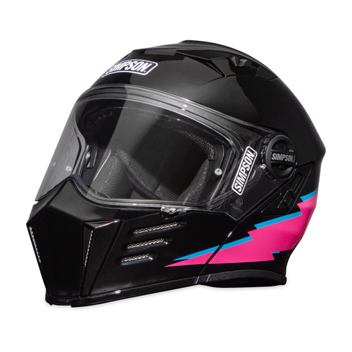 Simpson Motorcycle M5928CA - Mod Bandit US Helmet Limited Edition Radical - Chin Bar