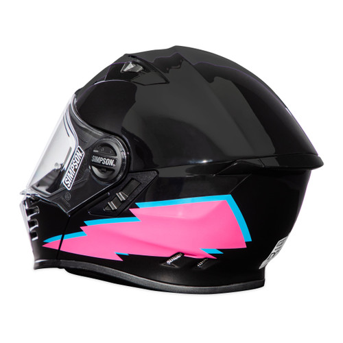 Simpson Motorcycle M5928CA - Mod Bandit US Helmet Limited Edition Radical - Chin Bar