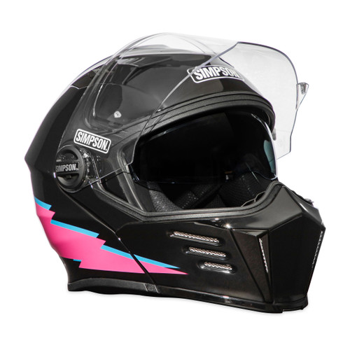 Simpson Motorcycle M5928CA - Mod Bandit US Helmet Limited Edition Radical - Chin Bar