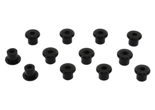 Whiteline W72315 - 76-86 Jeep CJ7 Spring Eye Front/Rear and Shackle Bushing Kit