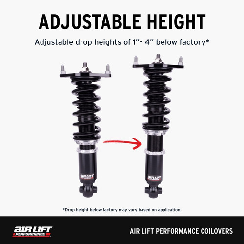 Air Lift 79009 - Performance 17-23 Tesla Model 3 (AWD) / 20-24 Tesla Model Y Coilover Kit