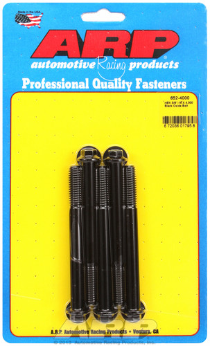 ARP 652-4000 - 3/8-16 X 4.000 hex black oxide bolts