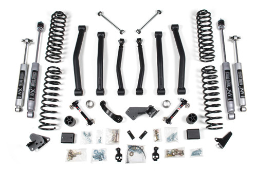 BDS Suspension BDS1417H - 4 Inch Lift Kit Jeep Wrangler JK 12-18 2-Door Sway Bar Disconnects NS2 Nitro Shocks
