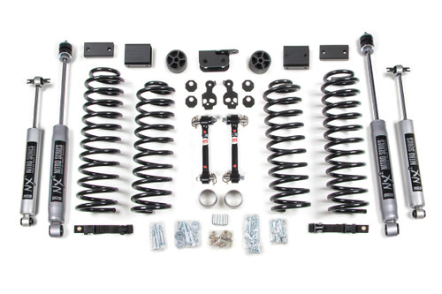 BDS Suspension BDS1415H - 3 Inch Lift Kit Jeep Wrangler JK 12-18 2-Door Sway Bar Disconnects NX2 Nitro Shocks