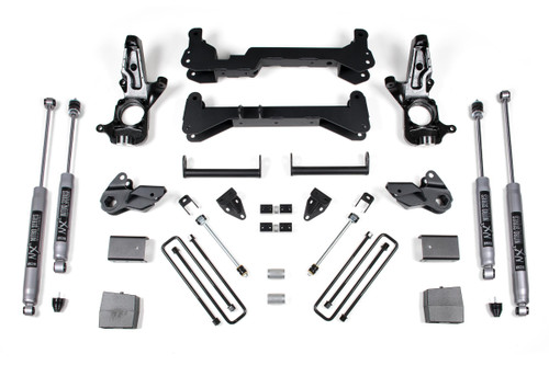 BDS Suspension BDS149H - 7 Inch Lift Kit Silverado/Sierra 2500HD 01-10 2WD Carrier Above Crossmember NX2 Nitro Shocks