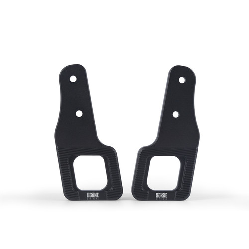 Borne Off-Road BNTH-F150-17BK - 2017+ Ford Raptor / 2009+ Ford F150  Billet Tow Hooks - Black